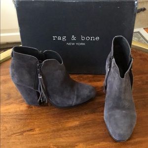 Rag & Bone Margot Fringe Bootie - Size 38.5/US 8.5